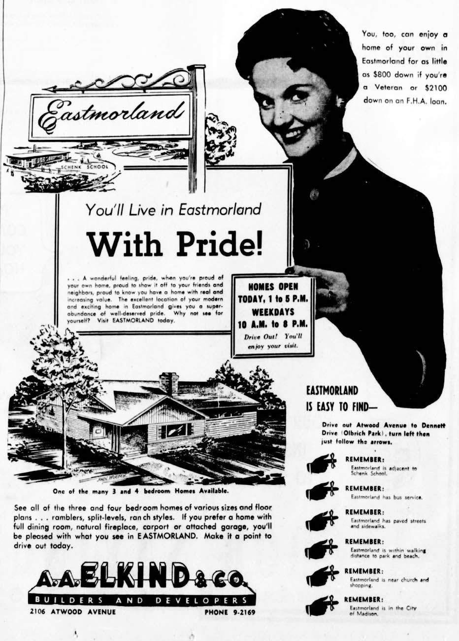 'You'll live in Eastmorland with pride'